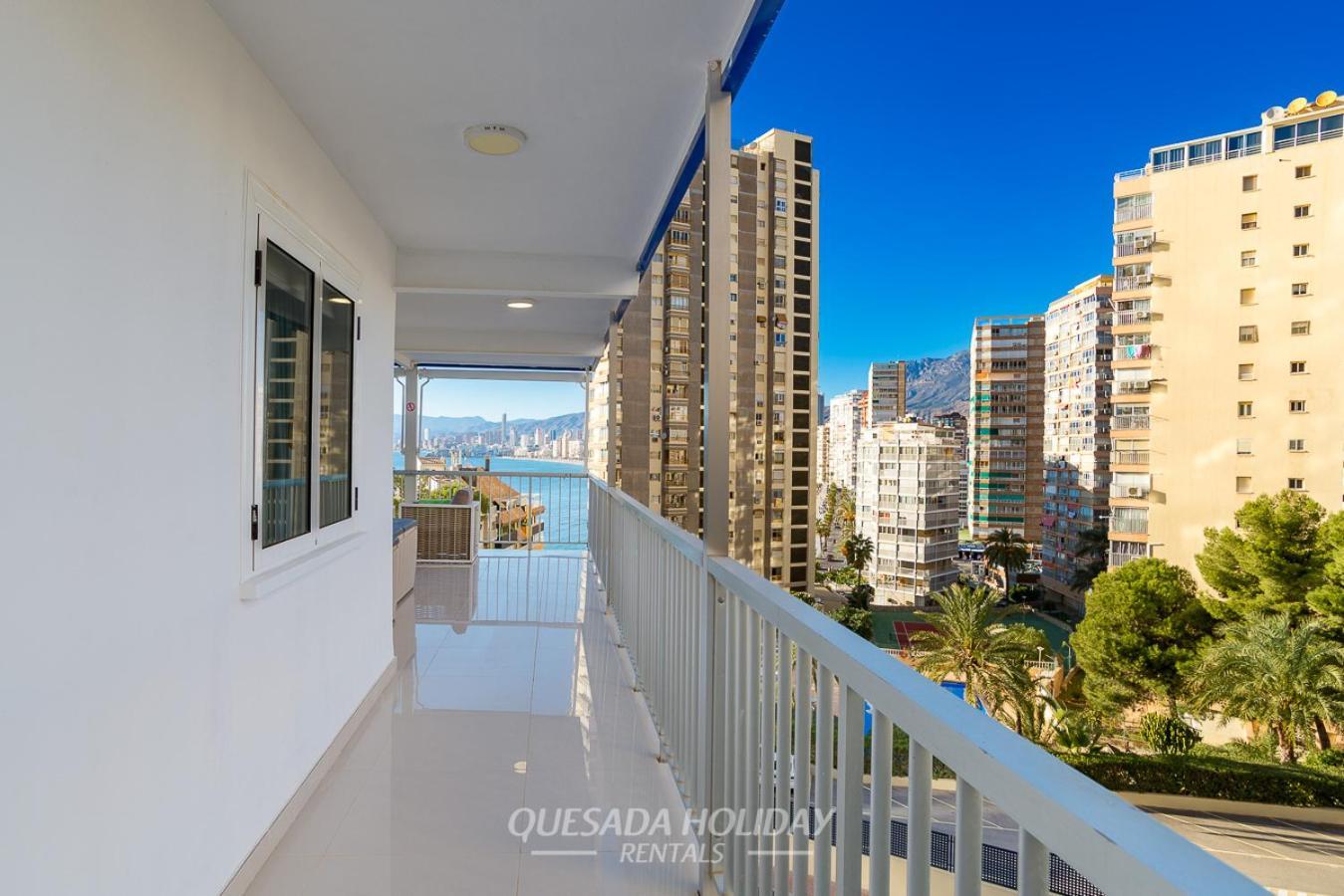 La Perla Benidorm Apartment Seaview & Pool Levante Beach Exterior foto